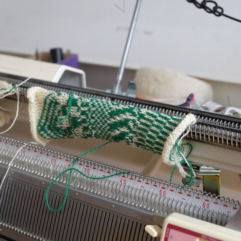 machine à tricoter